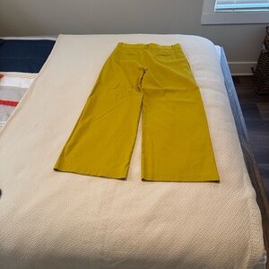 NBW Dèluc Mustard Yellow Wide-Leg Pants - Large